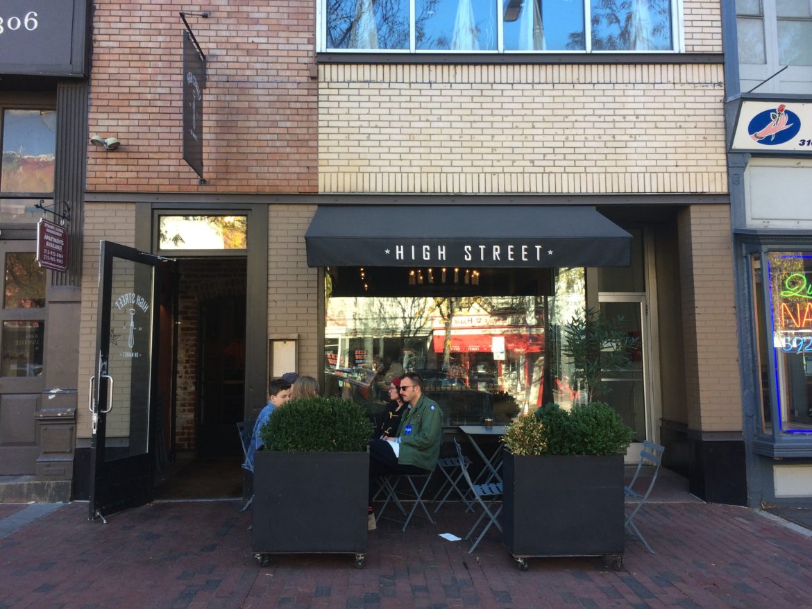 restaurant high street on market front